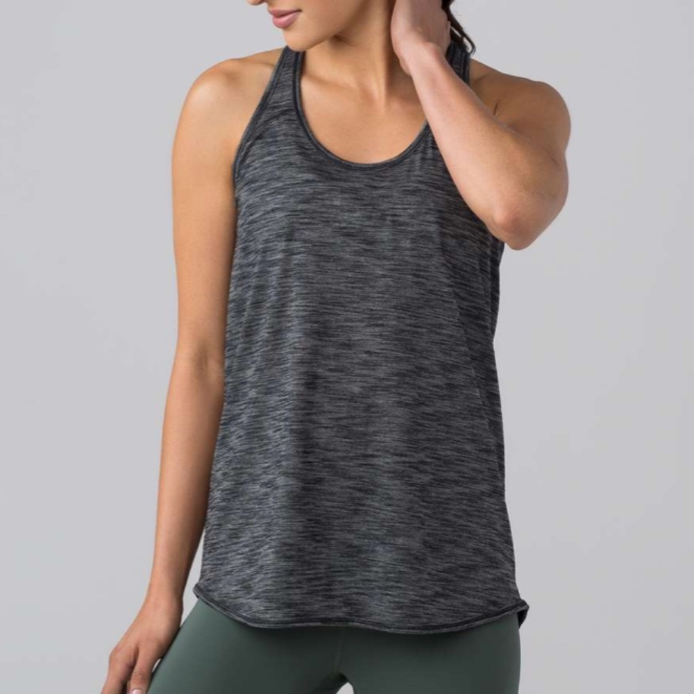🩶 Lululemon | Essential Tank | Heathered Black | Size 8 🩶